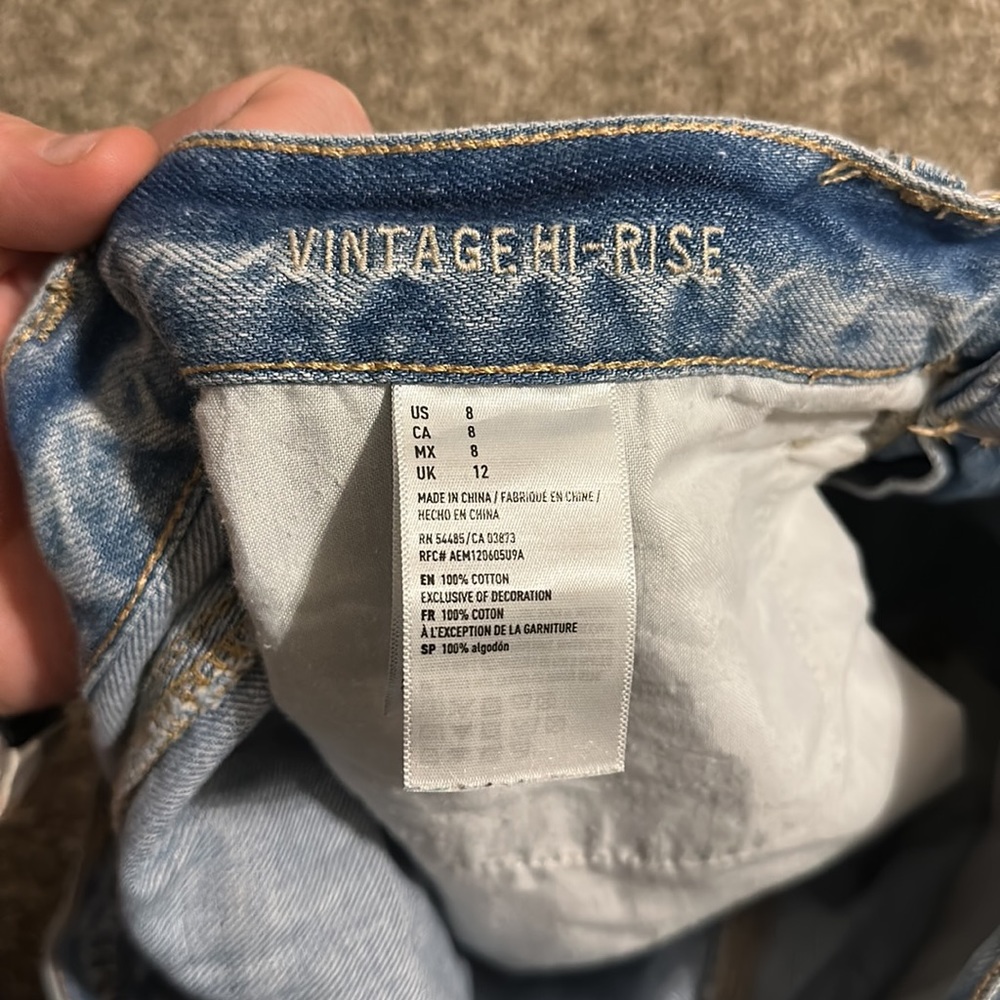 American eagle light blue jean shorts - Picture 4 of 5